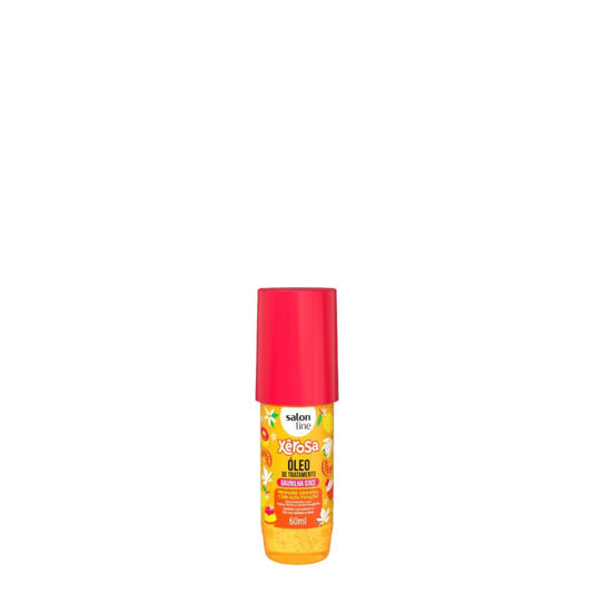 Aceite capilar Xerosa Baunilha Doce de 60ml de Salon Line, frasco con aceite nutritivo y aroma dulce para el cabello.