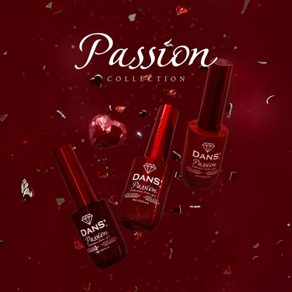 Esmalte Dans de la colección Passion con colores vibrantes y llamativos, ideal para uñas con estilo y personalidad.