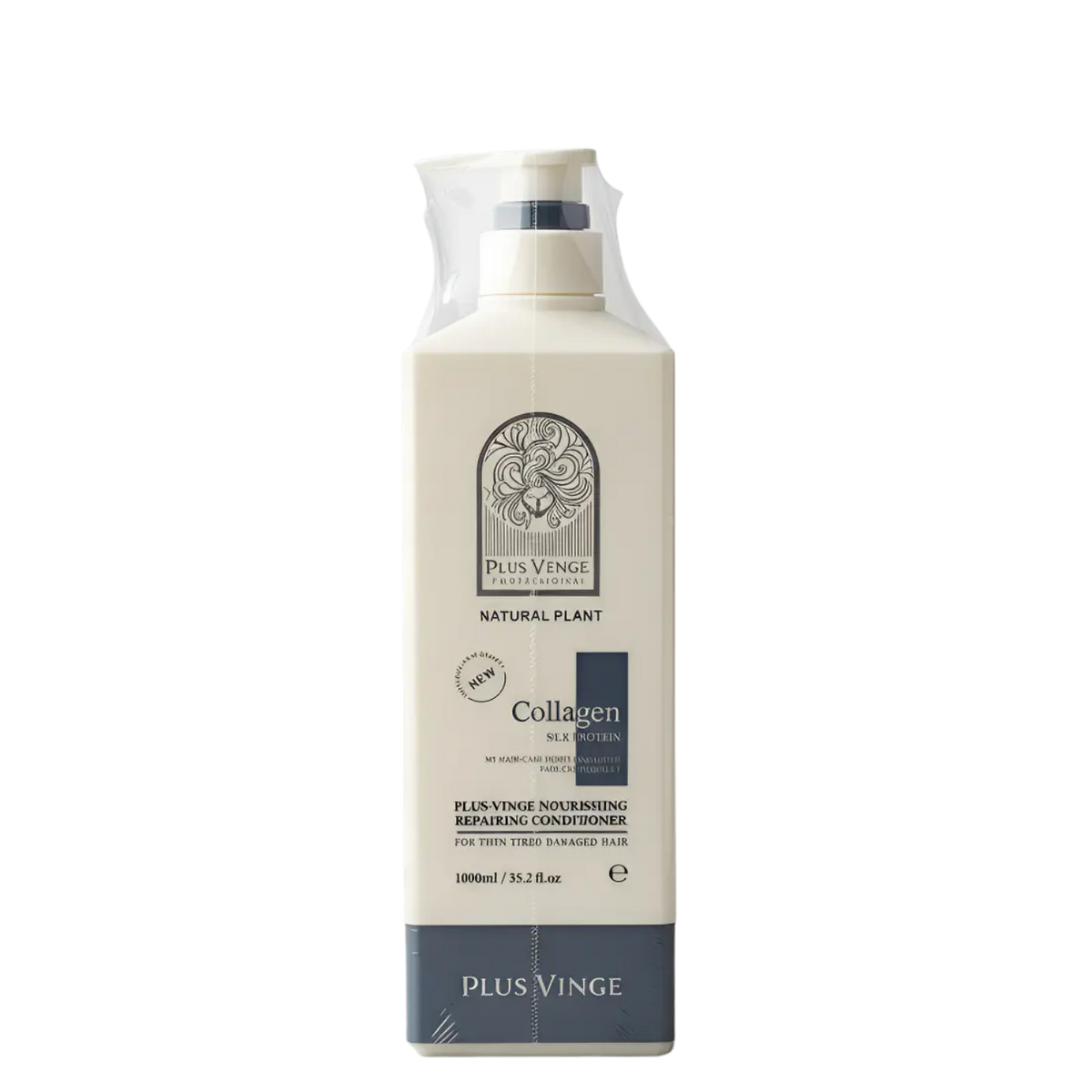 Balsamo acondicionador capilar Plus Vinge Collagen 1000ml libre de sal