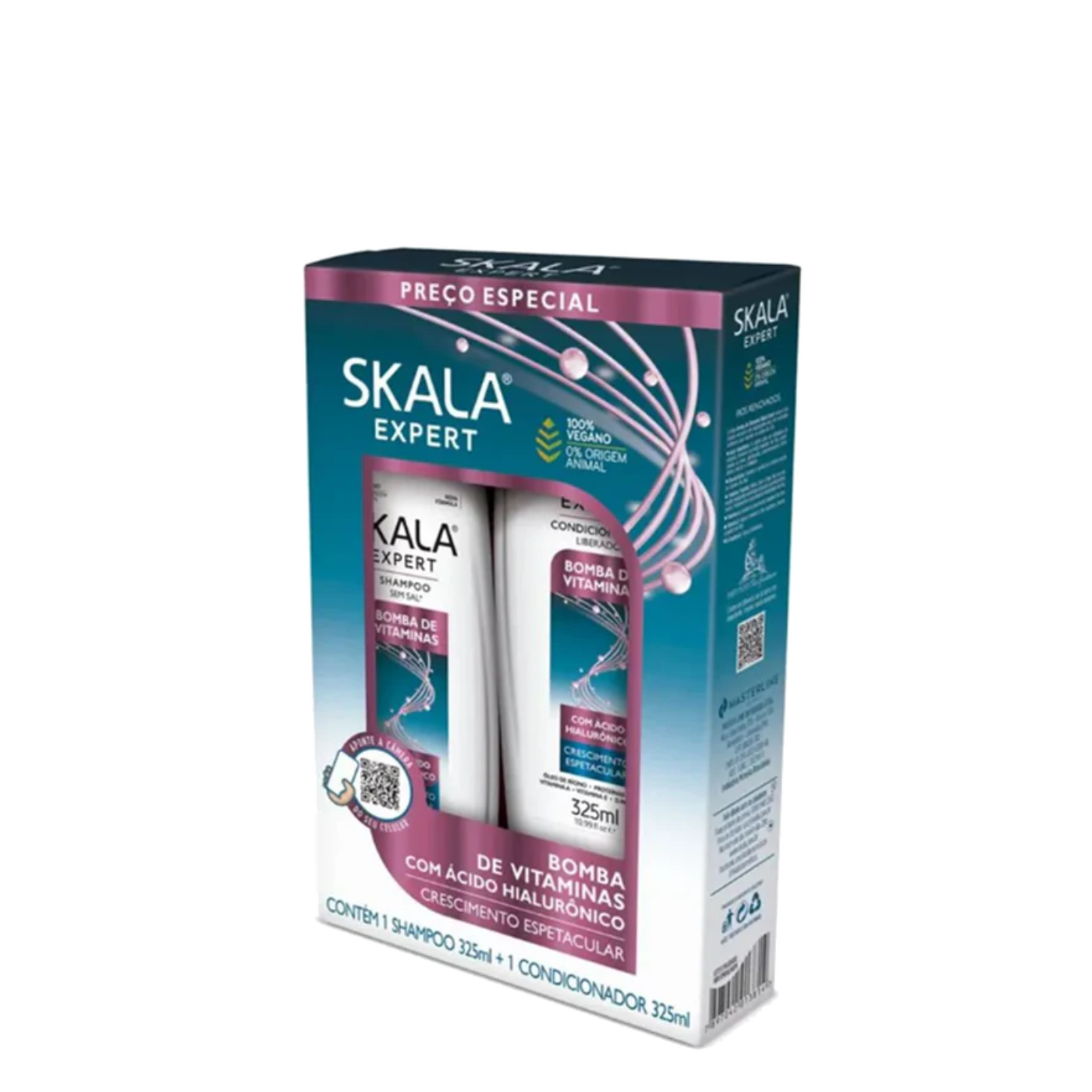 Pack Shampoo + Acondicionador Bomba de Vitaminas Skala 325ml