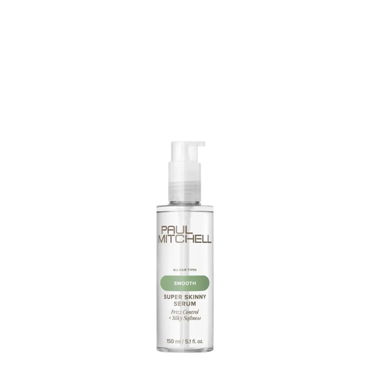 Aceite capilar Paul Mitchell Super Skinny Serum de 150ml con botella y gotero, para alisar y suavizar el cabello.