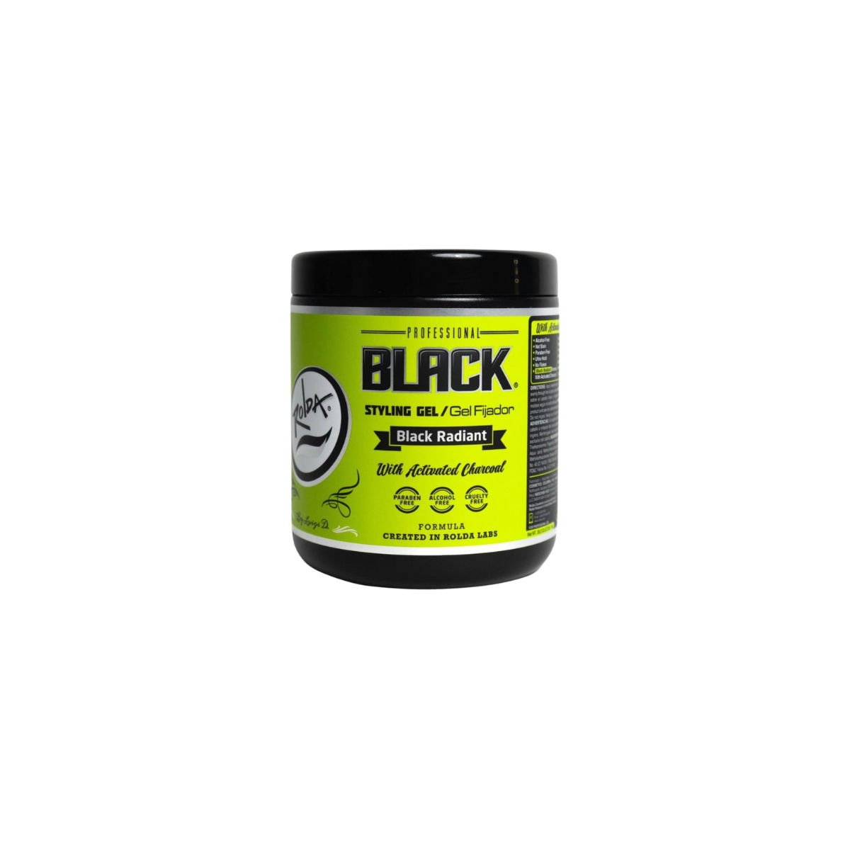 Gel Fijador Black Styling Rolda 500g