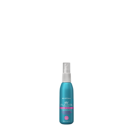 Loción tónica intensiva fortalecedora anticaída Be Natural Vital en frasco de 100ml, diseñada para estimular el cuero cabelludo y engrosar la fibra