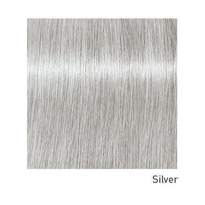 Tinte Schwarzkopf Igora Royal en tono silver, frasco con coloración para cabello en acabado plateado brillante