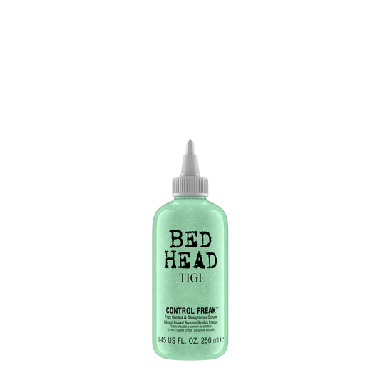 Serum control Freak de Tigi Bed Head, aceite capilar de 255 ml, con textura ligera para controlar el encrespamiento y dar brillo.