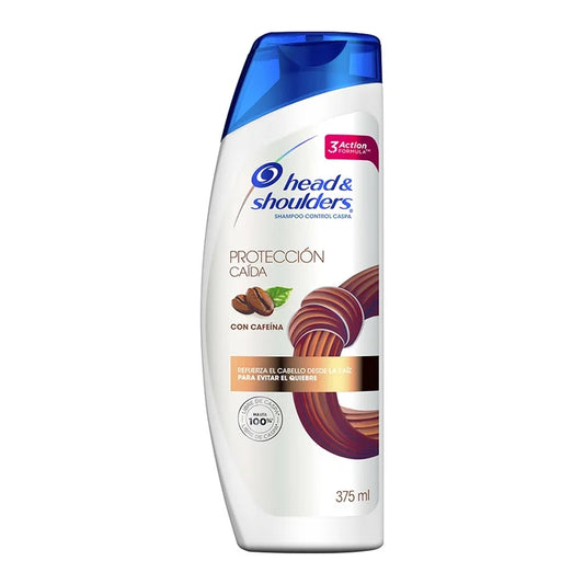 Shampoo Protección Anti Caída Con Cafeína H&S 375ml
