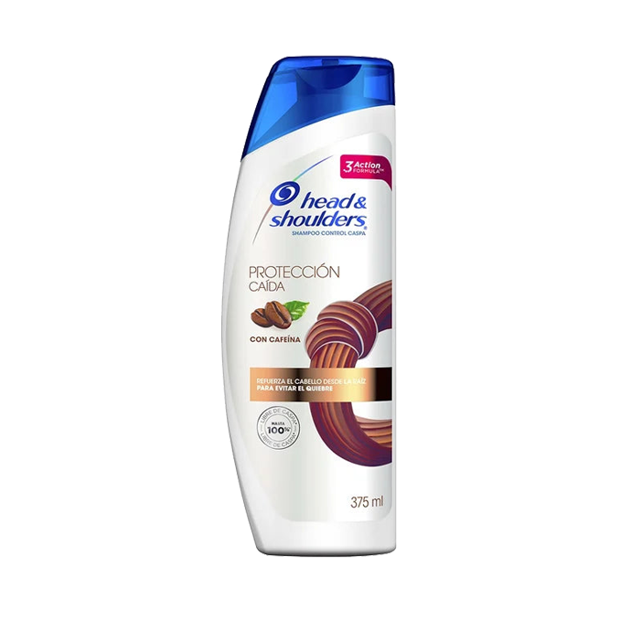 Shampoo Protección Anti Caída Con Cafeína H&S 375ml