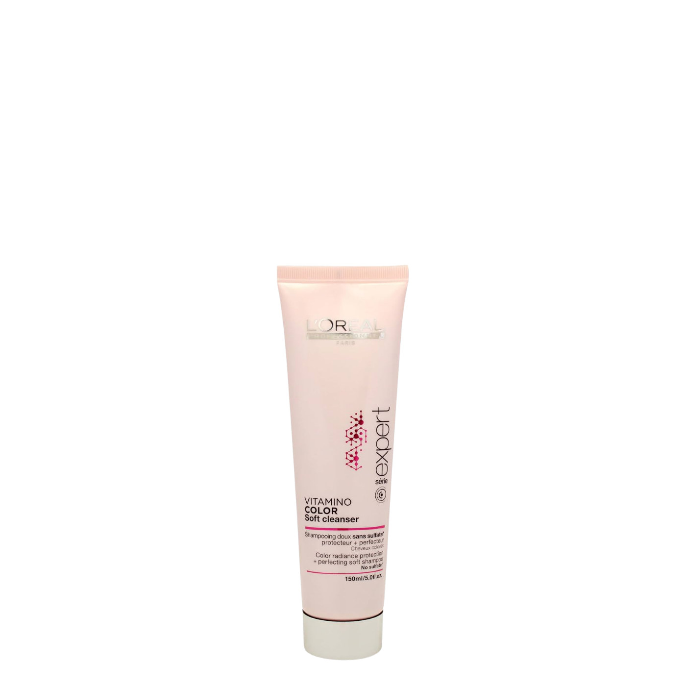 Champú Loreal Vitamino Color Soft Cleanser, 150 ml, para cabello coloreado y suave, con fórmula nutritiva y proteccion del color.