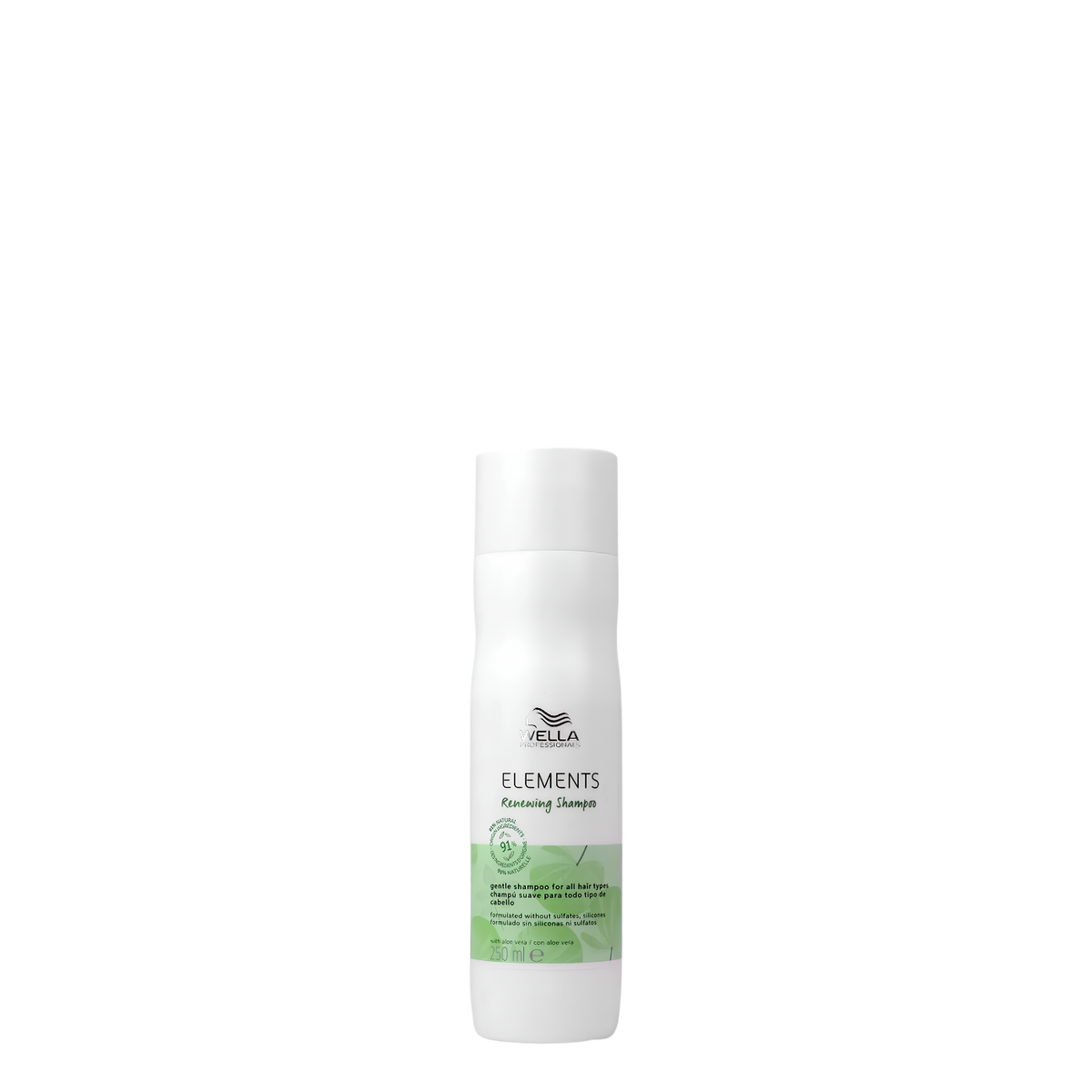 Shampoo renovador delicado sin sulfatos Wella Elements Renewing 250ml