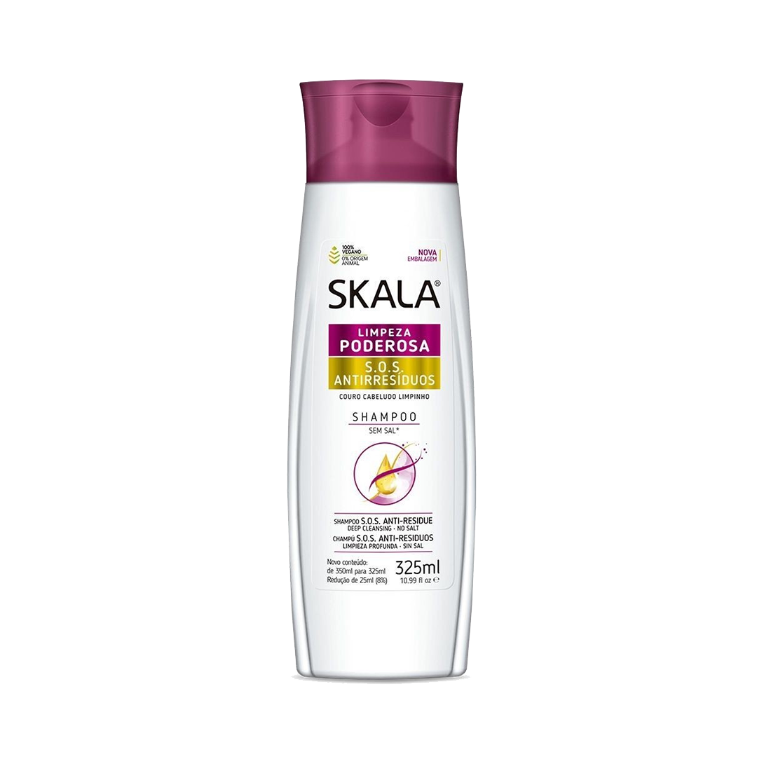 Shampoo Antiresiduos Sem Sal Skala 325ml