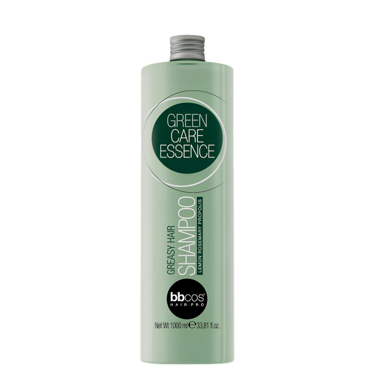Shampoo purificante para cabello graso BBCOS Green Care Essence limon y romero 1L