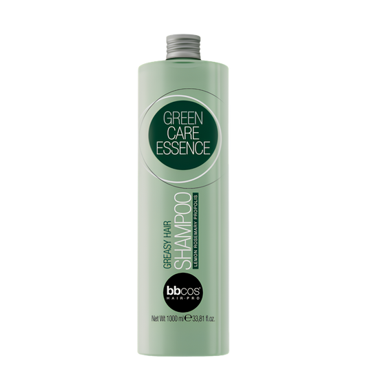 Shampoo purificante para cabello graso BBCOS Green Care Essence limon y romero 1L