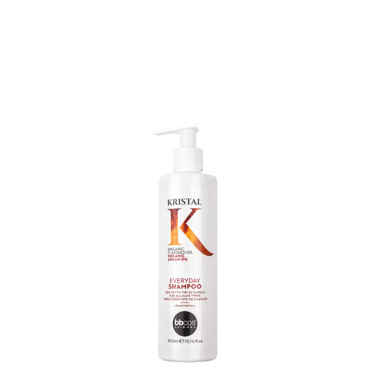 Champú BBCOS Uso Frecuente Kristal Everyday en botella de 300 ml, con fórmula suave para uso diario del cabello.