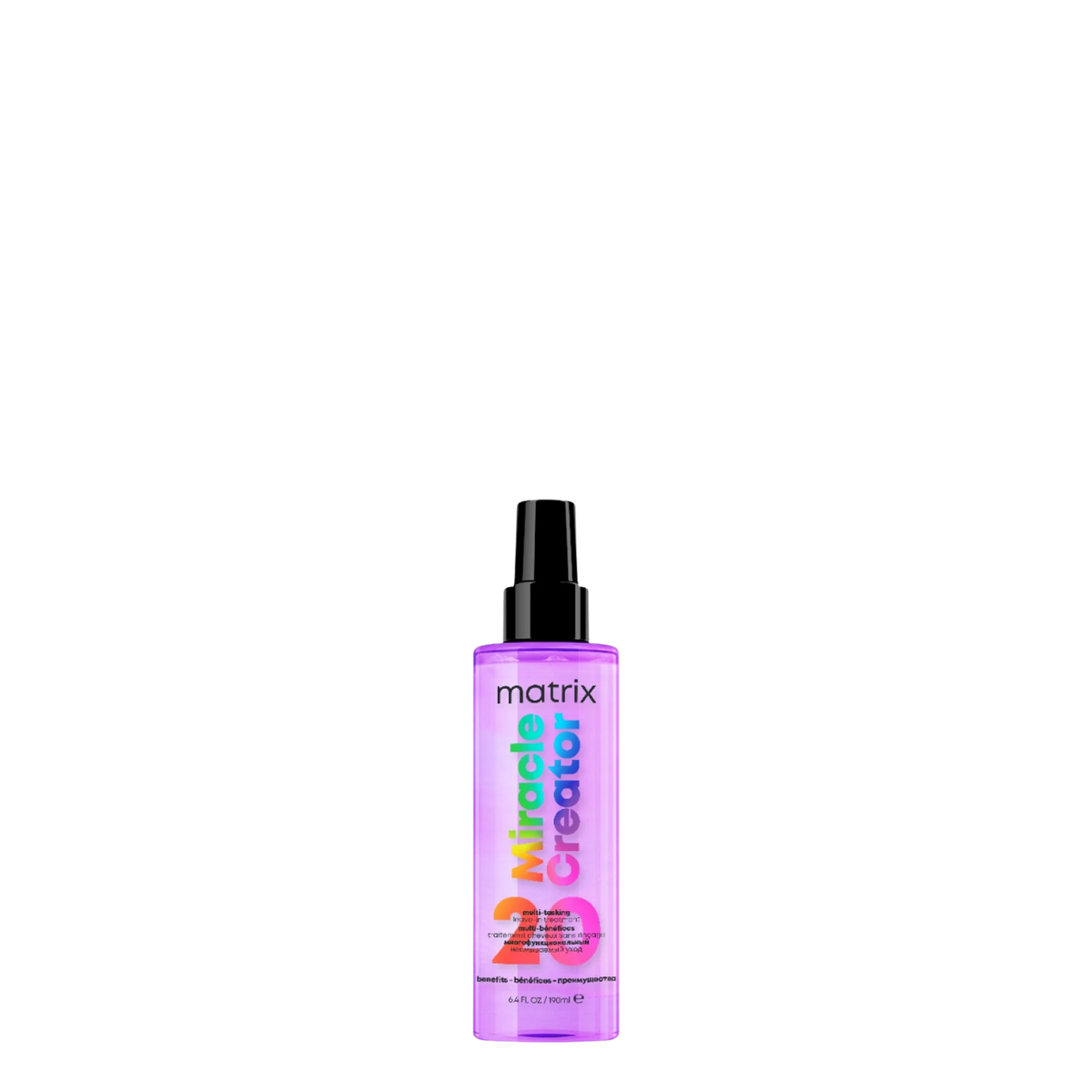 Spray protector térmico sin enjuague Matrix Miracle Creator, 190 ml, para cabello con beneficios múltiples y protección térmica