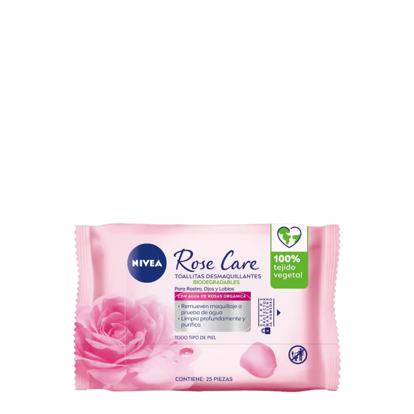 TOALLITAS DESMAQUILLANTES ROSE CARE