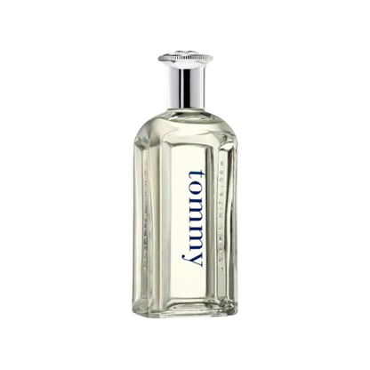 Perfume Tommy Hilfiger Tommy para hombre, frasco de 100 ml, fragancia elegante y fresca en botella transparente