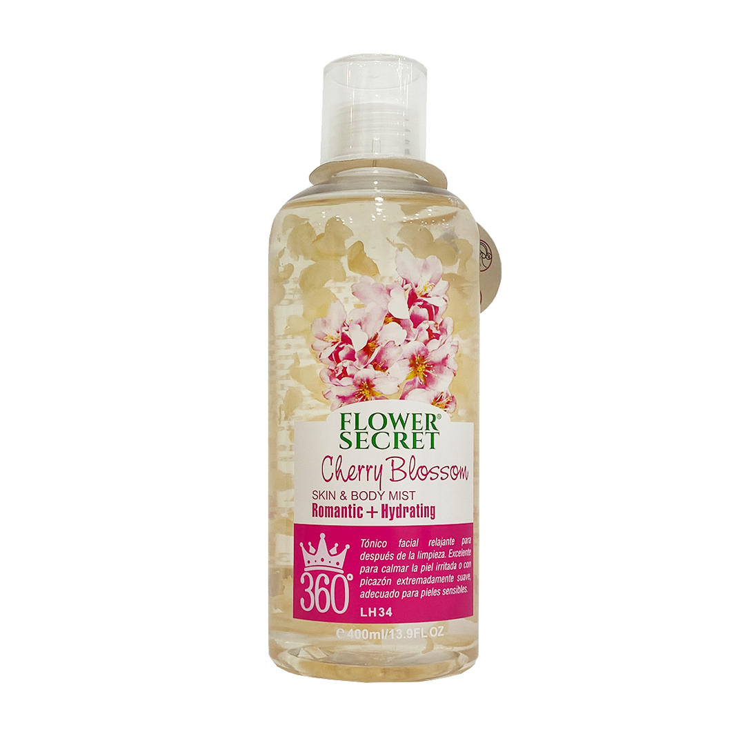 Tónico Facial Skin & Body Mist Cherry Blossom Floer Secret 400ml