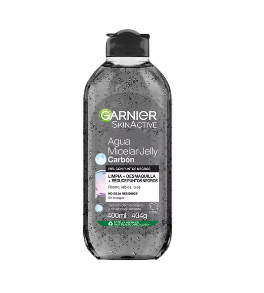 AGUA MICELAR CARBON ACTIVADO 400ML