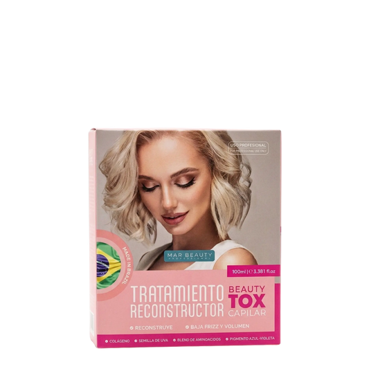 Tratamiento reductor Beauty-Tox de Mar Beauty en frasco de 100 ml, con textura cremosa para el cuidado de la piel.