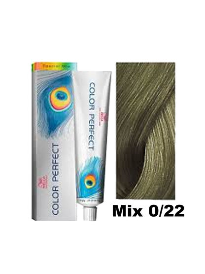 Tinte de color Wella Color Perfect Mix en envase con mezcla de tonos para cabello, color vibrante y cobertura uniforme