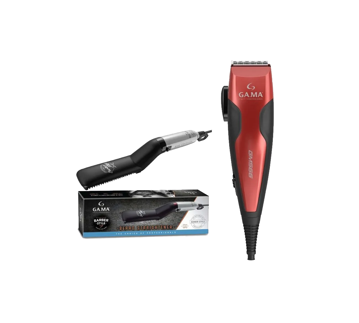 Combo Gama Pla Barber + Clipper GM566 13 Piezas