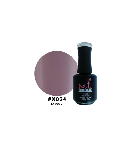 Esmalte Nail Pro X001-X083 en botella, muestra el color y la textura del esmalte para uñas, con diseño elegante y acabado brillante.