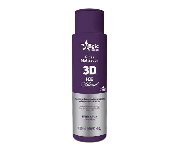 Gloss Matizador 3d Ice Blond 500 Ml