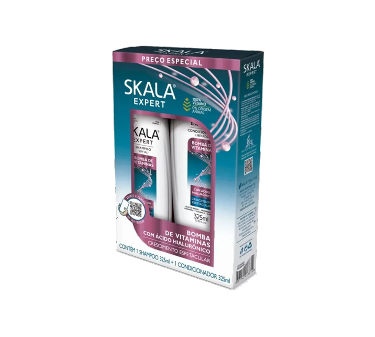 KIT SHAMPOO Y ACOND 325 BOMA DE VITAMINAS SKALA