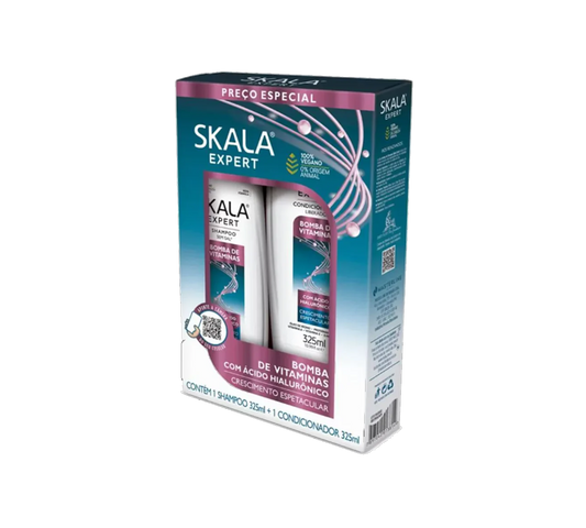 KIT SHAMPOO Y ACOND 325 BOMA DE VITAMINAS SKALA