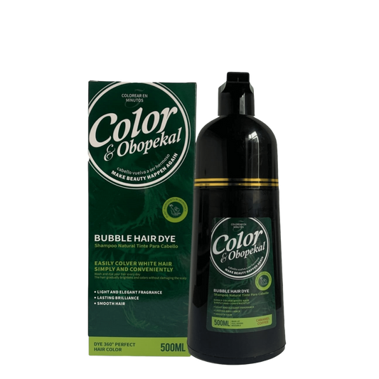 Obopekal Shampoo Colorante Cubre Canas Cobertura Total