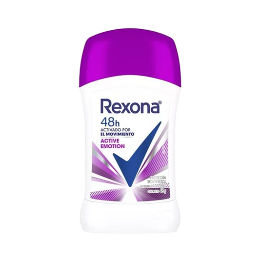 Desodorante Antitranspirante En Barra Rexona Active Emotion 45gr