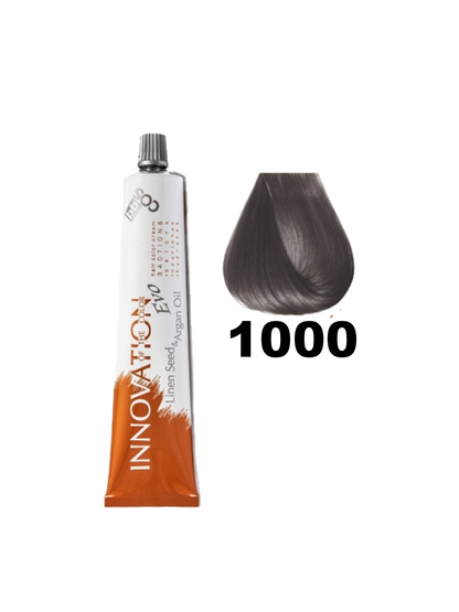 Tinte Innovation BBcos de la marca BBCOS en botella con etiqueta, muestra el producto de color y diseño del envase.