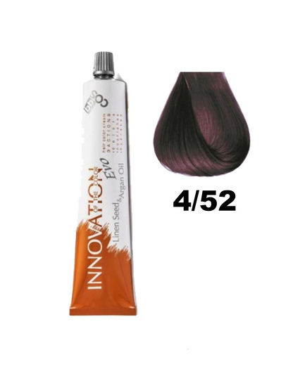 Tinte BBCOS Innovation BBcos en caja con frascos y guantes para coloración capilar natural y profesional