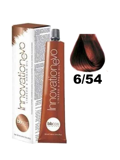 Tinte BBCOS Innovation BBcos en frasco, color rubio oscuro con cera, para cabello.