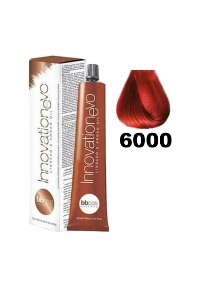 Tinte Innovation BBcos de BBCOS en tubo con coloración uniforme y acabado natural en cabello.
