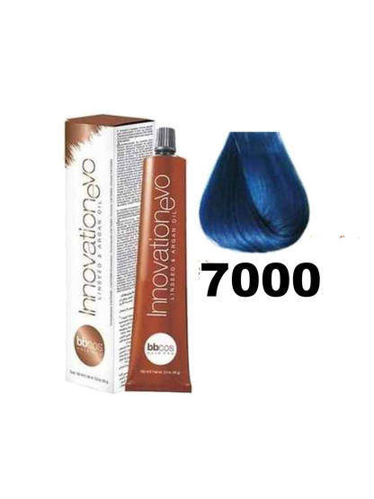 Tinte BBCOS Innovation BBcos en tubo con coloración natural y cobertura uniforme para cabello saludable y brillante.
